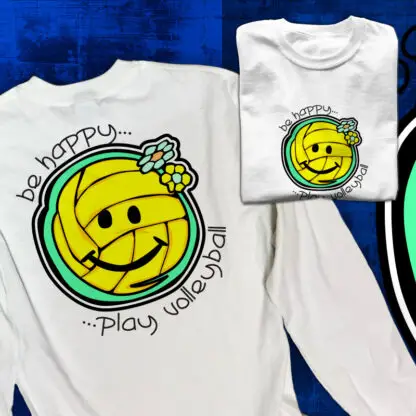 Smiley Face Volleyball Shirt