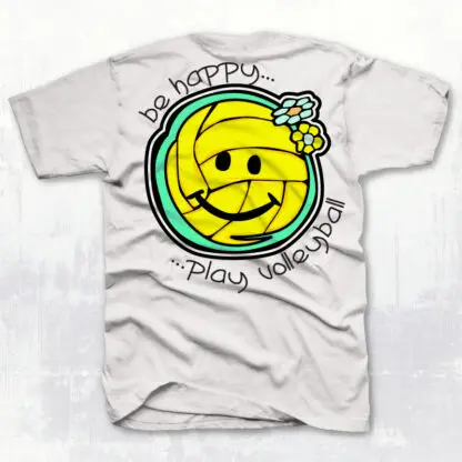 Smiley Volleyball Shirt Design